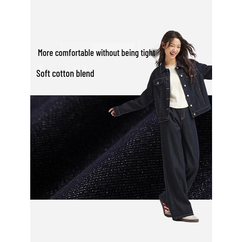 Hotwind Women's Loose Straight Denim Jeans