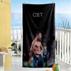 Cr7 Football Legend Beach Towel High Absorbency & Quick-Dry Comfortable Lightweight Perfect for Traveling Yoga Camping and Swimming