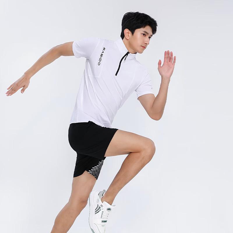 Adult & Children's Quick Dry Half-Zip Sports T-shirt for Table Tennis, Badminton & Fitness