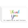 Bookmark Christmas Postcard Black White Thank You Bride X096