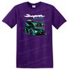 Supra Car Graphic T Shirt Cool Art Design Racing Theme Auto Enthusiast Tee