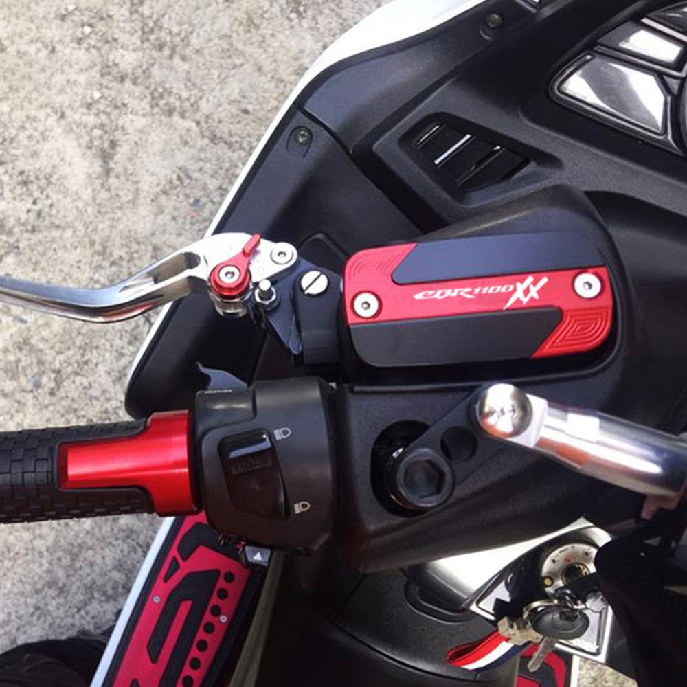 For Honda CBR1100XX 1997-2006 Motorcycle CNC Aluminum Accessories Front Brake Fluid Reservoir Cover Cylinder Oil Tank Cap