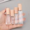 High-Grade Portable Perfume Refill Bottles with Wood Cap - 5ML, 10ML, 20ML Travel Size Options