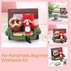Lovely Animal Frame Needle Felting Starter Kits Needle Felting Kits Felting Needle Set Needle Felt Pad for Craft