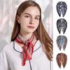 Thin Fabric Paisley Print Handkerchief 90*90CM Bandana Head Scarf Silk Satin Hijab Scarf Neckwear