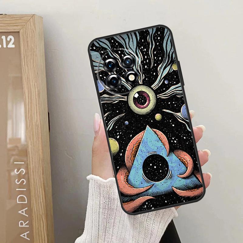 Eye Illustration Case For OnePlus Nord CE 5 2 3 4 Lite N20 N30 OnePlus 15 13 12 10 R 13T 10T 11 9 10 Pro Cover
