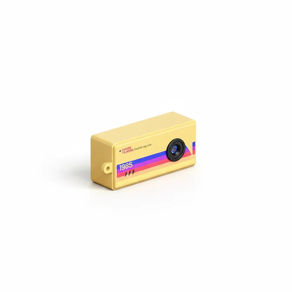 Retro Mini Keychain Camera: 1080P HD, Screen, Portable Thumb Toy