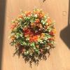 Spring Decorative Wild Grass and Eucalyptus Wreath for Christmas, Weddings, or Mall Decor