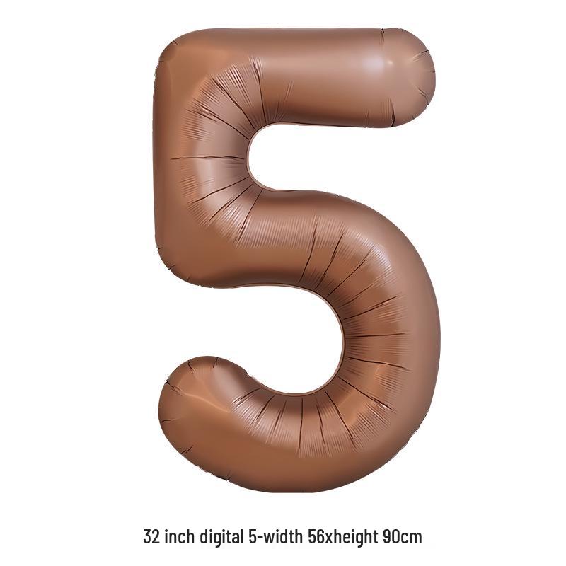 32-Inch White Number '40' Birthday Balloon, Aluminum Foil Party Decoration Prop