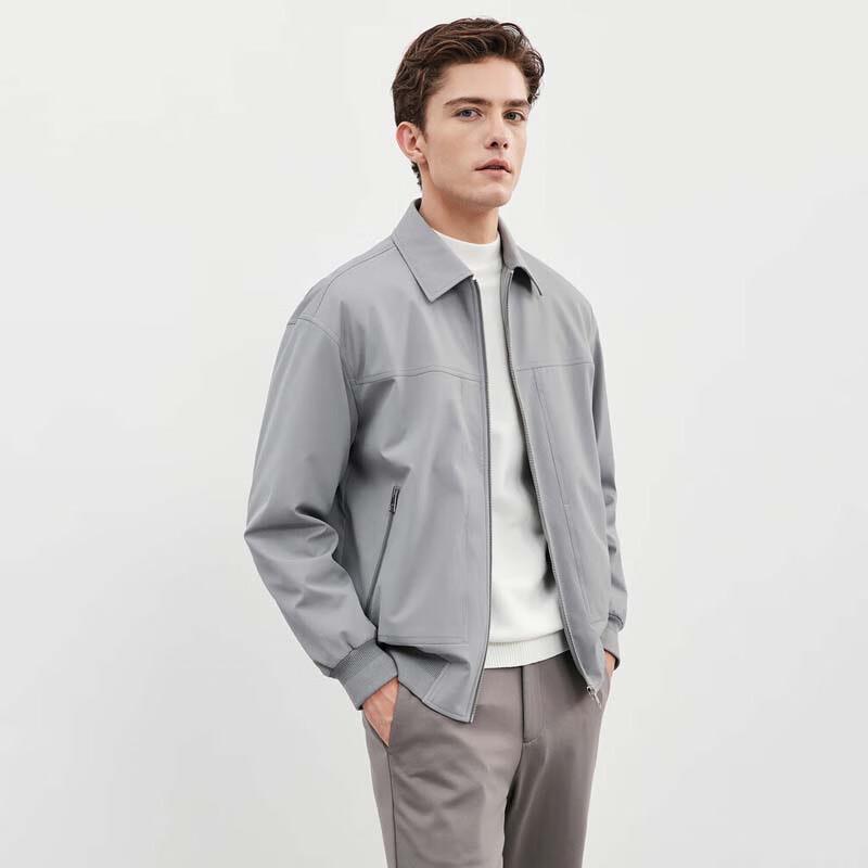 SEPTWOLVES Men's Stretch Lapel Thin Cotton Jacket