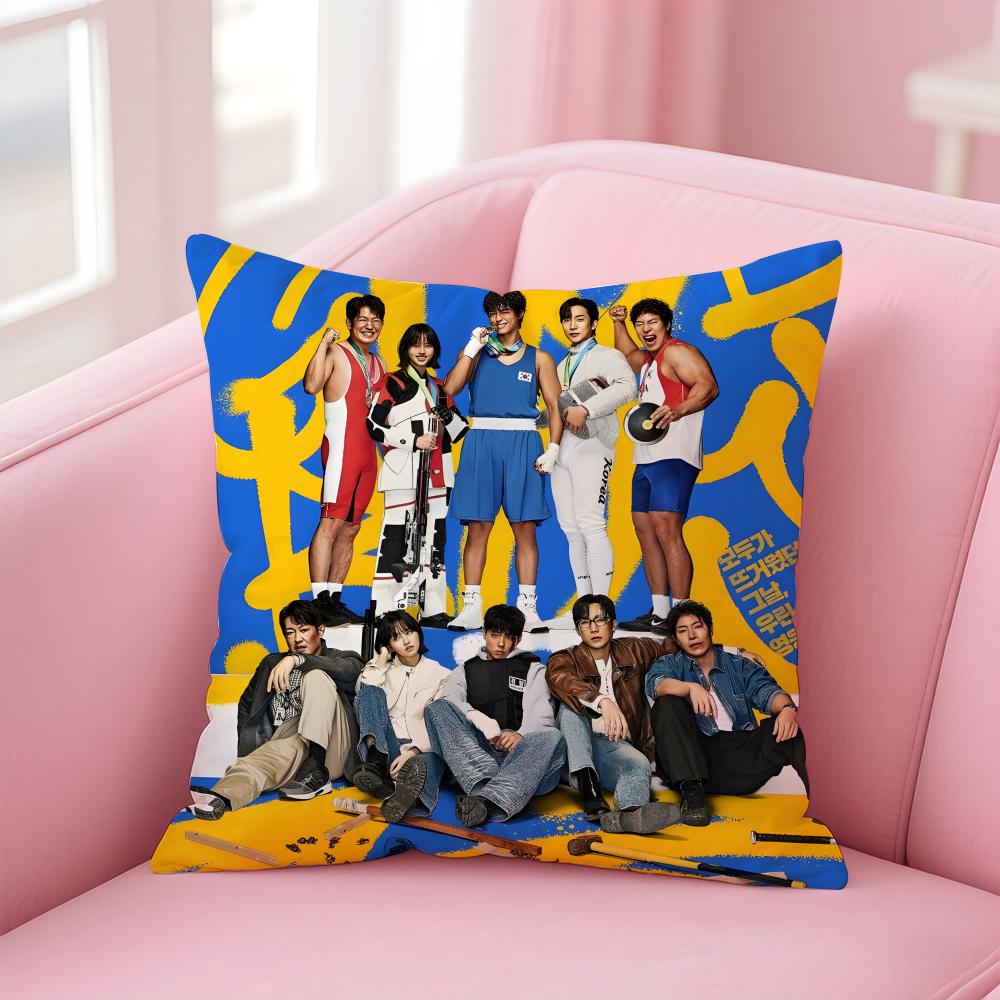 Hot Funny Korean TV Series GGood Boy Cushion Cover Pillow Case Soft Skin Friendly Fabric Concealed Zipper