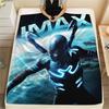 Blue Beetle Hero Blanket, Versatile Throw for Bedroom Interior, Perfect Gift for Superhero Collectors.chl