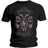Biker Abzeichen Five Finger Death Punch Band T-Shirt Baumwolle Grafik T-Shirt Unisex Unisex Sommer Streetwear