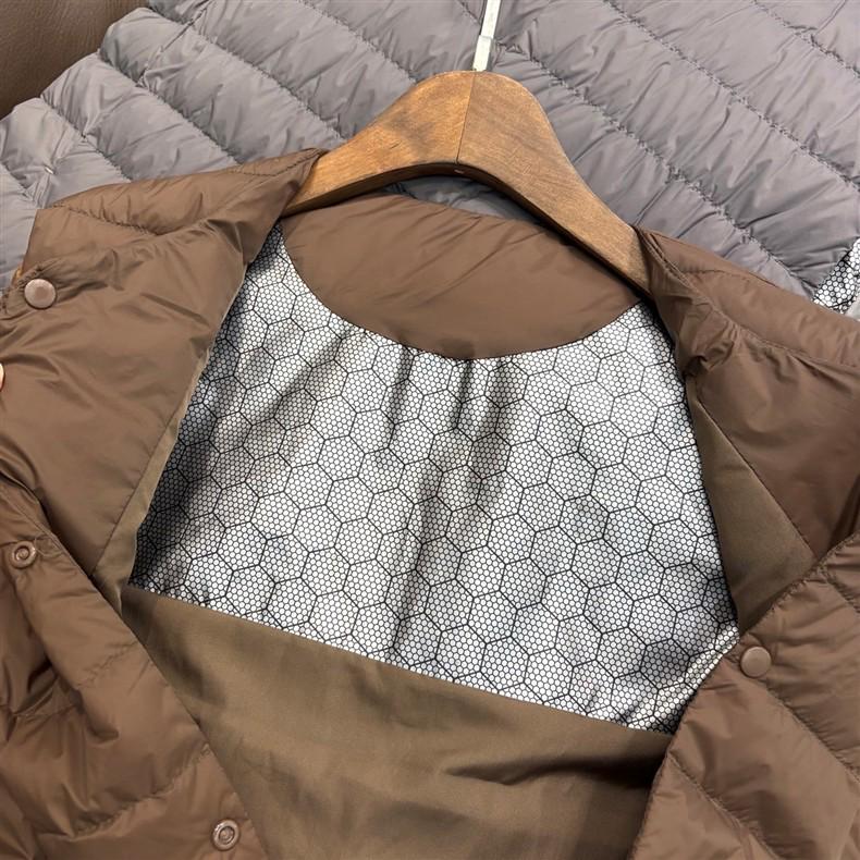 Colete de Penas Leve - Grande, Corte Justo, Quente, Colete Outono/Inverno, Unissexo, Sem Mangas.