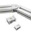 Sliding Base Pivot Joint Connector Right Angle Connector  Industrial Aluminum Profile