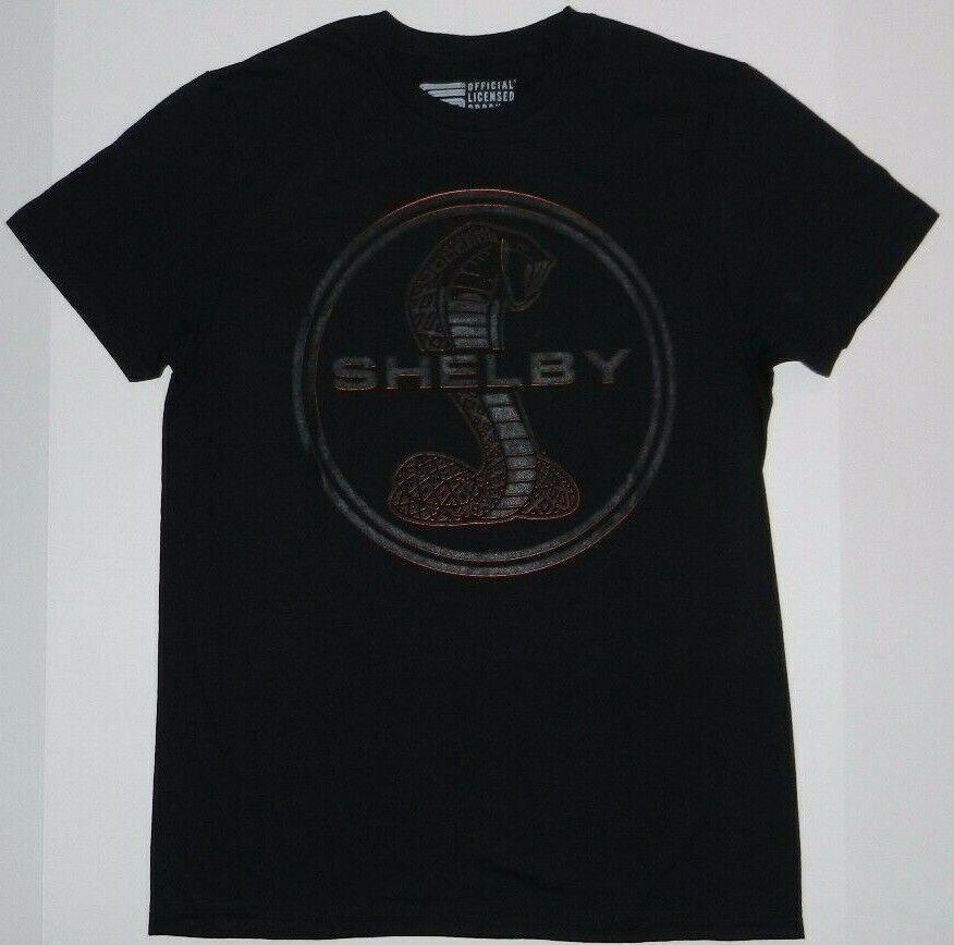 

26 Ford Carroll Shelby Cobra Logo Performance Black T shirt New Unisex T-Shirt M