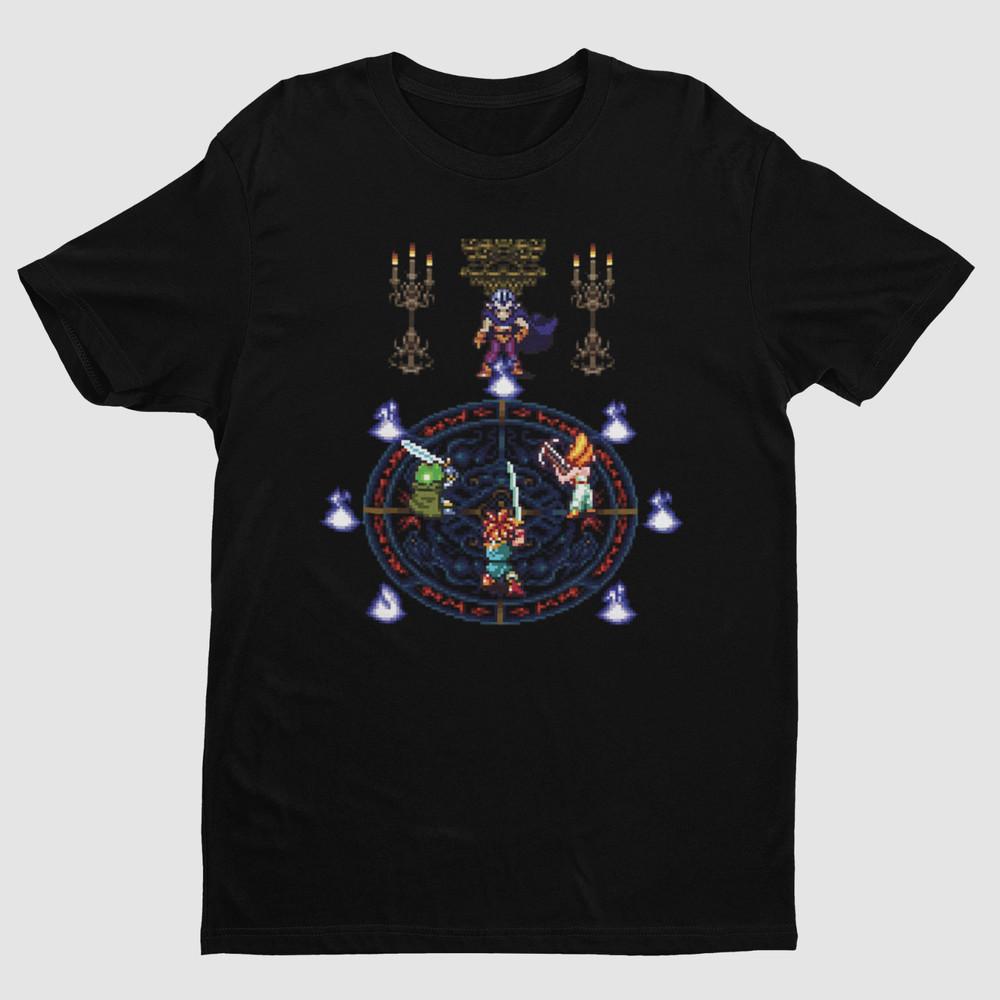 

Chrono Trigger Magus Boss Battle Premium Unisex T-shirt Gifts for JRPG Gamers 2XL