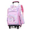Li Shen Kids Two-Wheel Rolling School Backpack