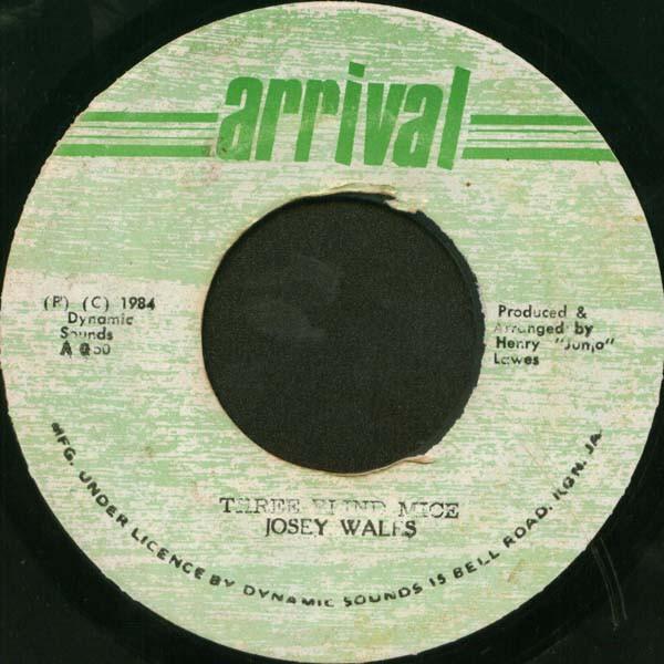 

7inch Record JOSEY WALES - Three Blind Mice NONE Arrival 1954 Jamaica Reggae, Ska & Dub Used