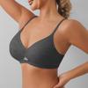 Small Chest Push-up Bra Seamless Thin Shoulder Straps Without Steel Ring Soft Support Upper Support Anti-sagging Adjustable Bra