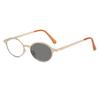 Outdoor Photochromic Myopia Glasses for Men Luxury Designer Metal Oval Frame Color Changing Near Sight Eyeglasses Outdoor Eye Protection Eyewear