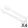 4xIce Clip Bread Clamp Tongs Barbecue Food Salad Bar Kitchen Tool