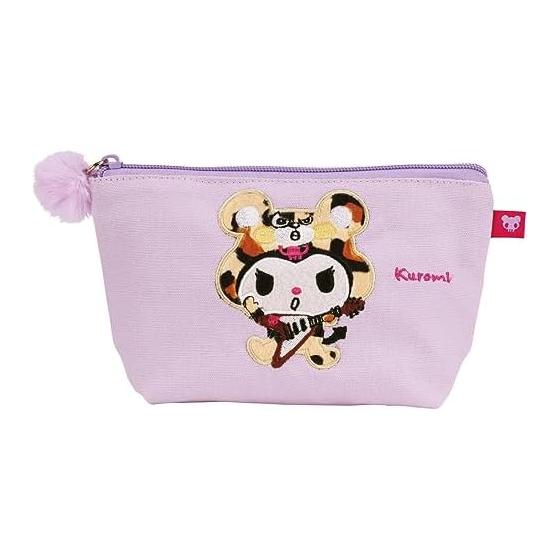 Сумка-кошелек Skater Flat Pouch Going Out для аксессуаров со складками Kuromi Sanrio ZFP1-A