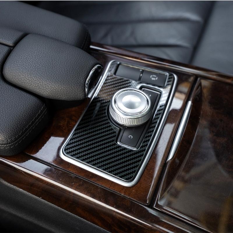 For Mercedes Benz E Class W212 2009-2011 Car Central Control ES Switch Panel Frame Decoration Sticker Trim Interior Accessories