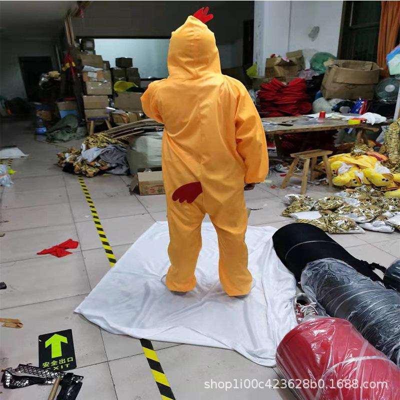 Christmas Children's Kindergarten Adult Children's Rooster Modeling Performance Costume Chicken Animal Costume Rooster Performance Costume