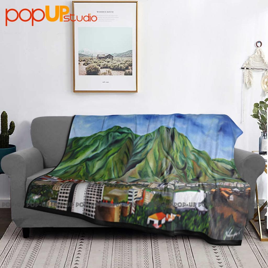 Avila Caracas Green City Ultra-Soft Blanket Quilt Winter Sofa Cover Bed Covers