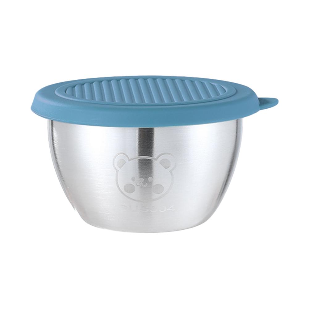 1.69oz/50ml Reusable 304 Stainless Steel Salad Sauce Container with Lids Leakproof Camping Hiking Picnic Outdoor Sauce Dispenser