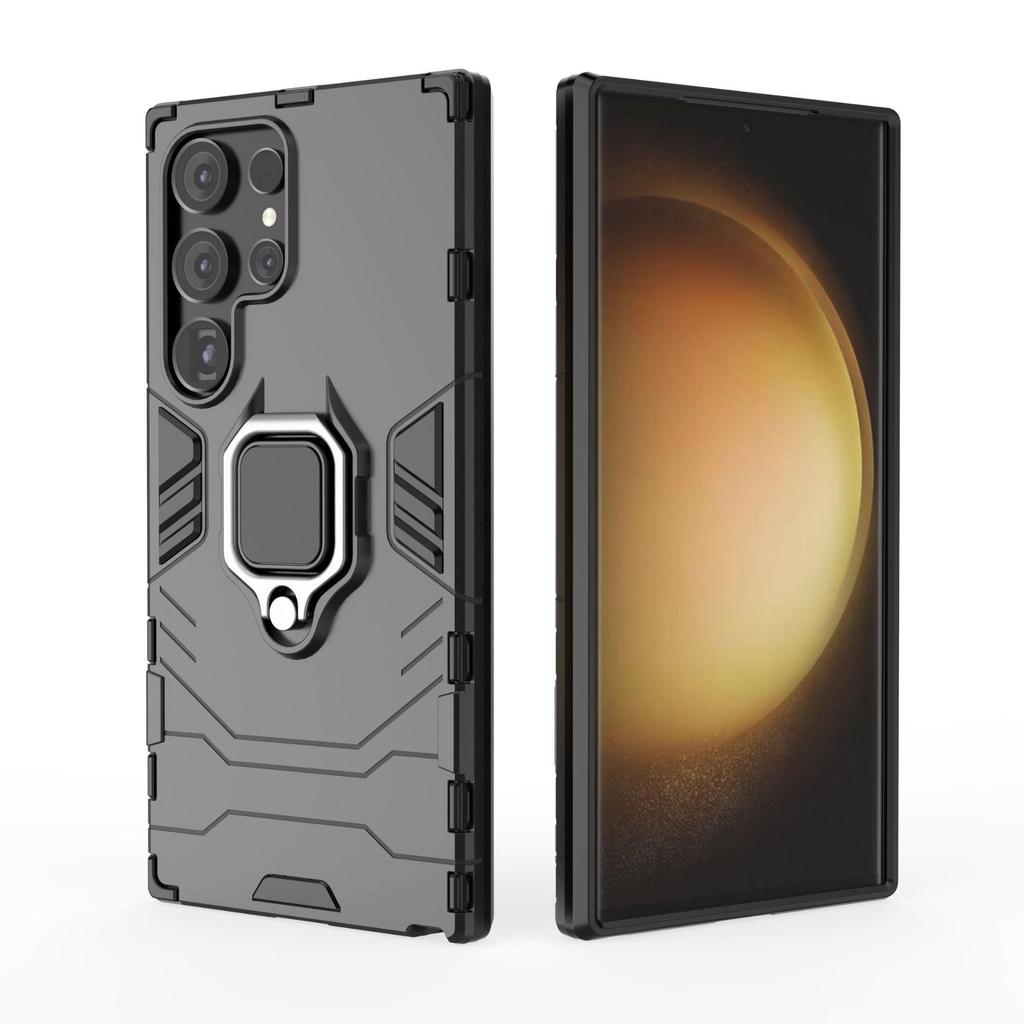 Black Panther SAM S24Ultra Drop-Proof Case, Samsung S24FE Bracket, Full Coverage Protective Case