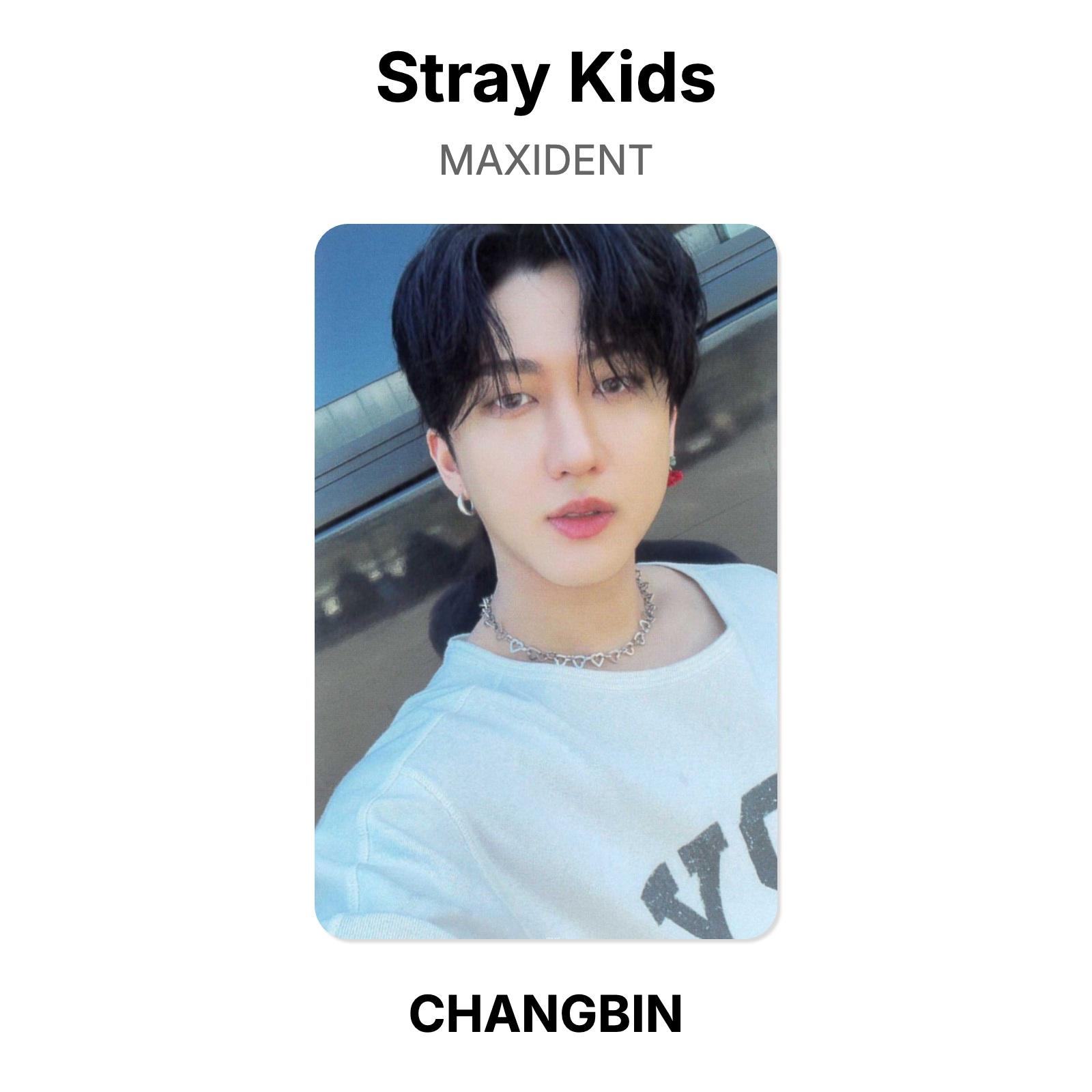Stray Kids MAXIDENT Official Photocard CHANGBIN 02