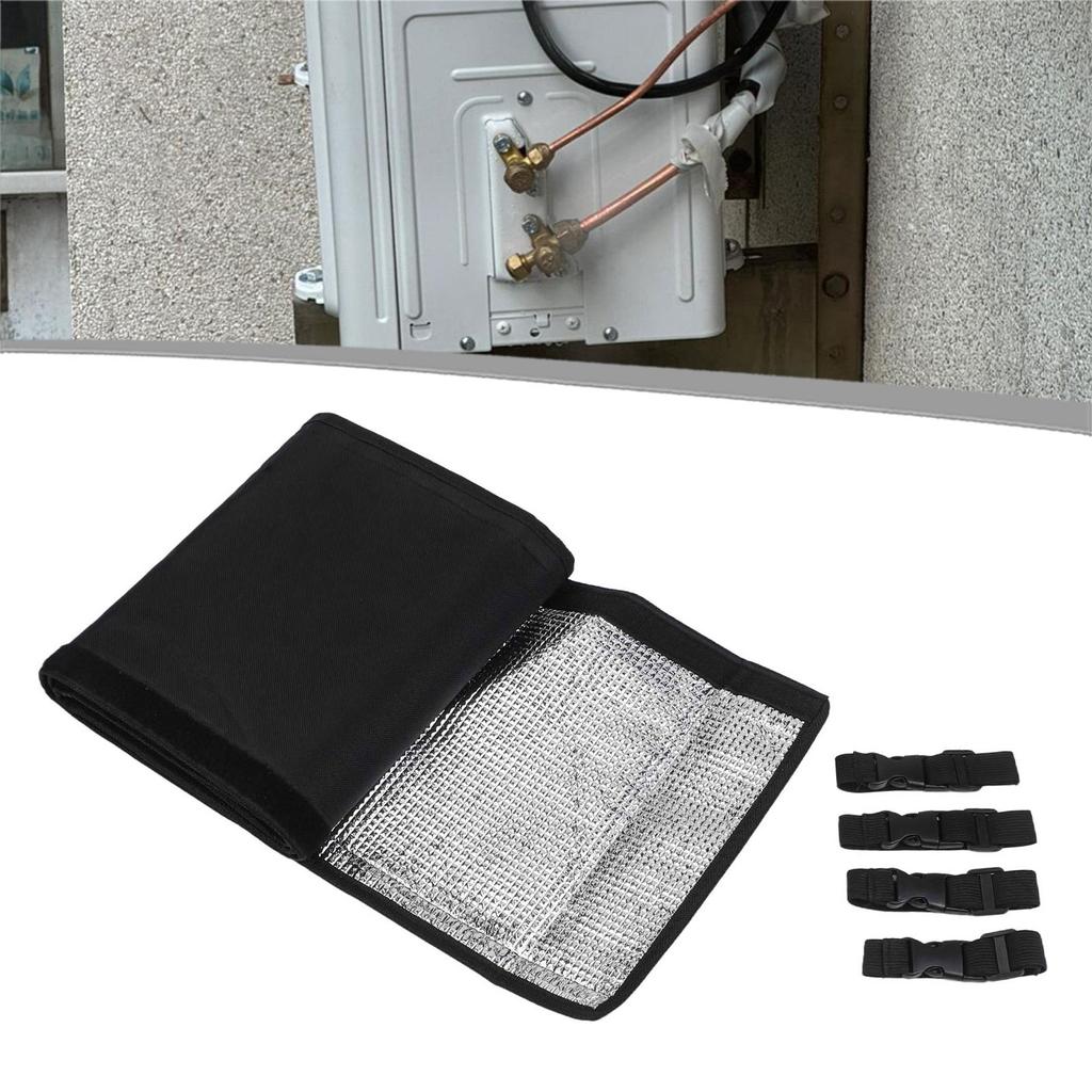 HVAC Kopparrörsisolering Skydd Avgasrörsskydd Väderbeständig 72x10,2 tum Isoleringshylsa Omslag Luftkonditioneringsslang Tillbehör