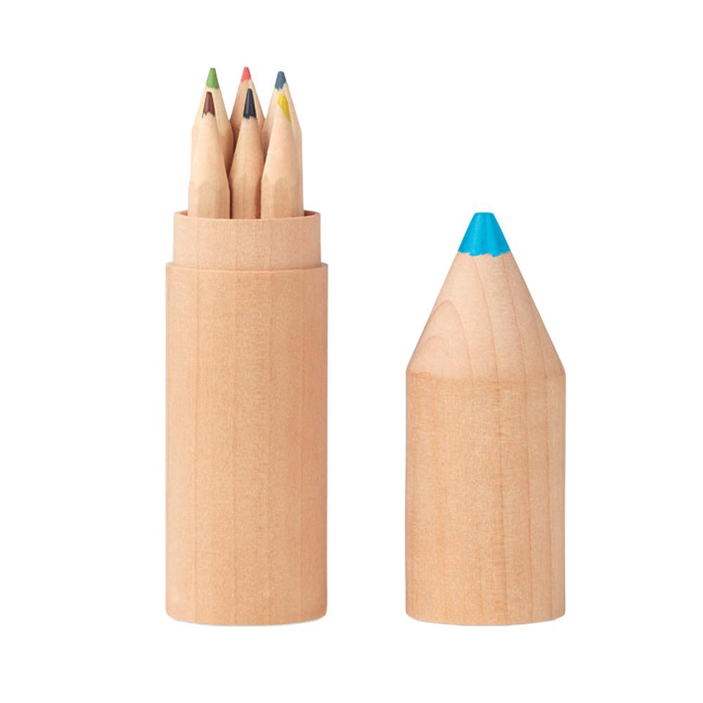 MidOcean Petit Coloret Wooden Coloured Pencil (Pack of 6)