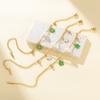 Cazador Enamel Flower Plumeria Imitation Pearl Charms Bracelet Gold Color Women's Bracelet Stainless Steel Jewelry Gift 2026