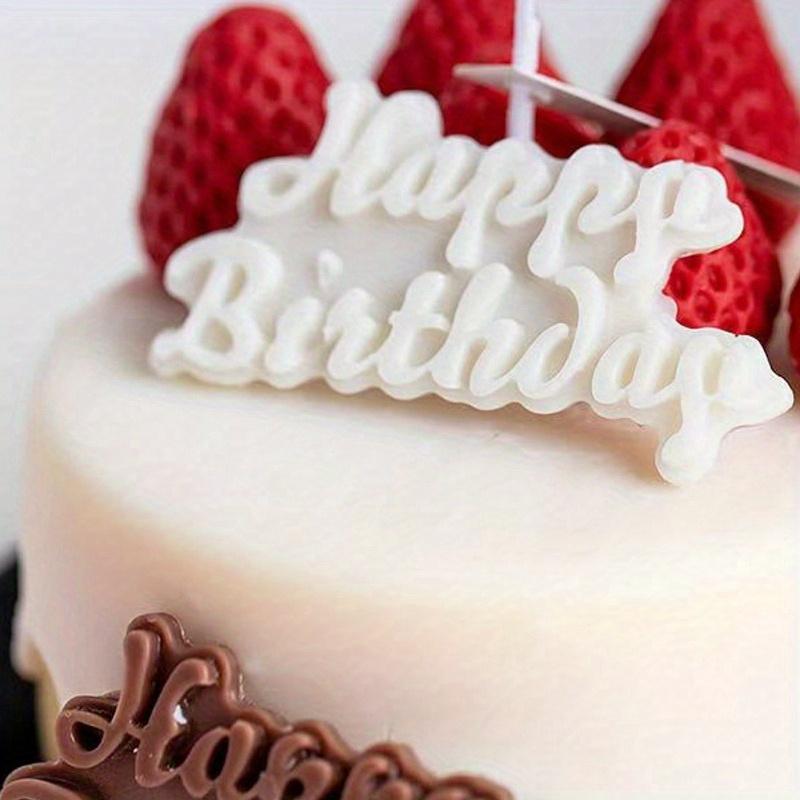 1pc Happy Birthday Cake Mold, Cake Baking & Decor Supplies