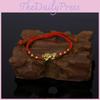 Alloy Bead Red Rope Adjustable Pi Xiu Bracelet For Men Women Gift