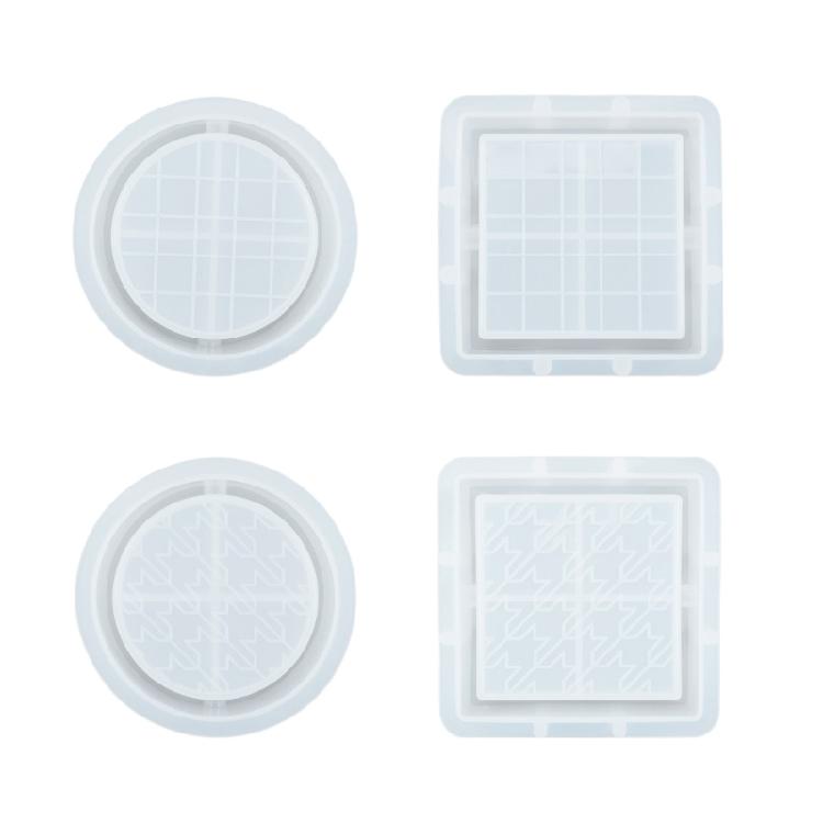 Round Square Ashtray Silicone Mold Resin Epoxy Silicone Mold Jewelry Casting 1