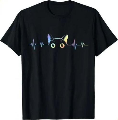 Tshirttshirtheartbeat Lover 2026 Animal Silhouette Cute Cat 2XL