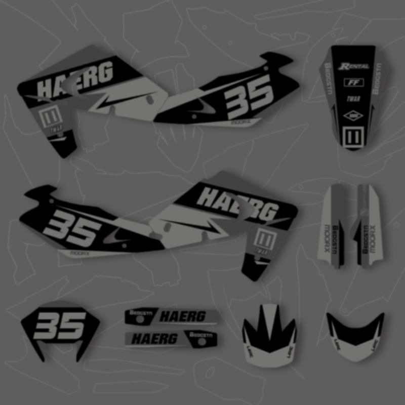 DSMTECH Motorcycle Graphics Stickers kits for Husqvarna TE 250 01 02 03 04 SM 450 02 03 04 002
