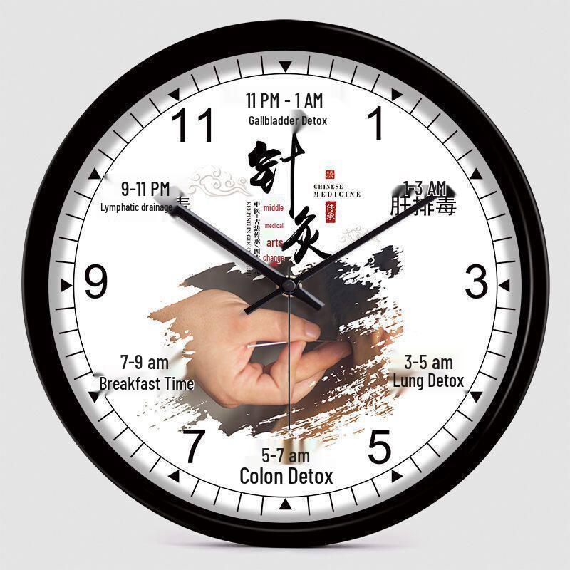 Health Club & Beauty Salon Silent Wall Clock for SPA and Therapies