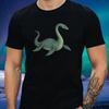 T-Shirt Herren Ungeheuer von Loch Ness Motiv Baumwolle Größe S bis 5XL