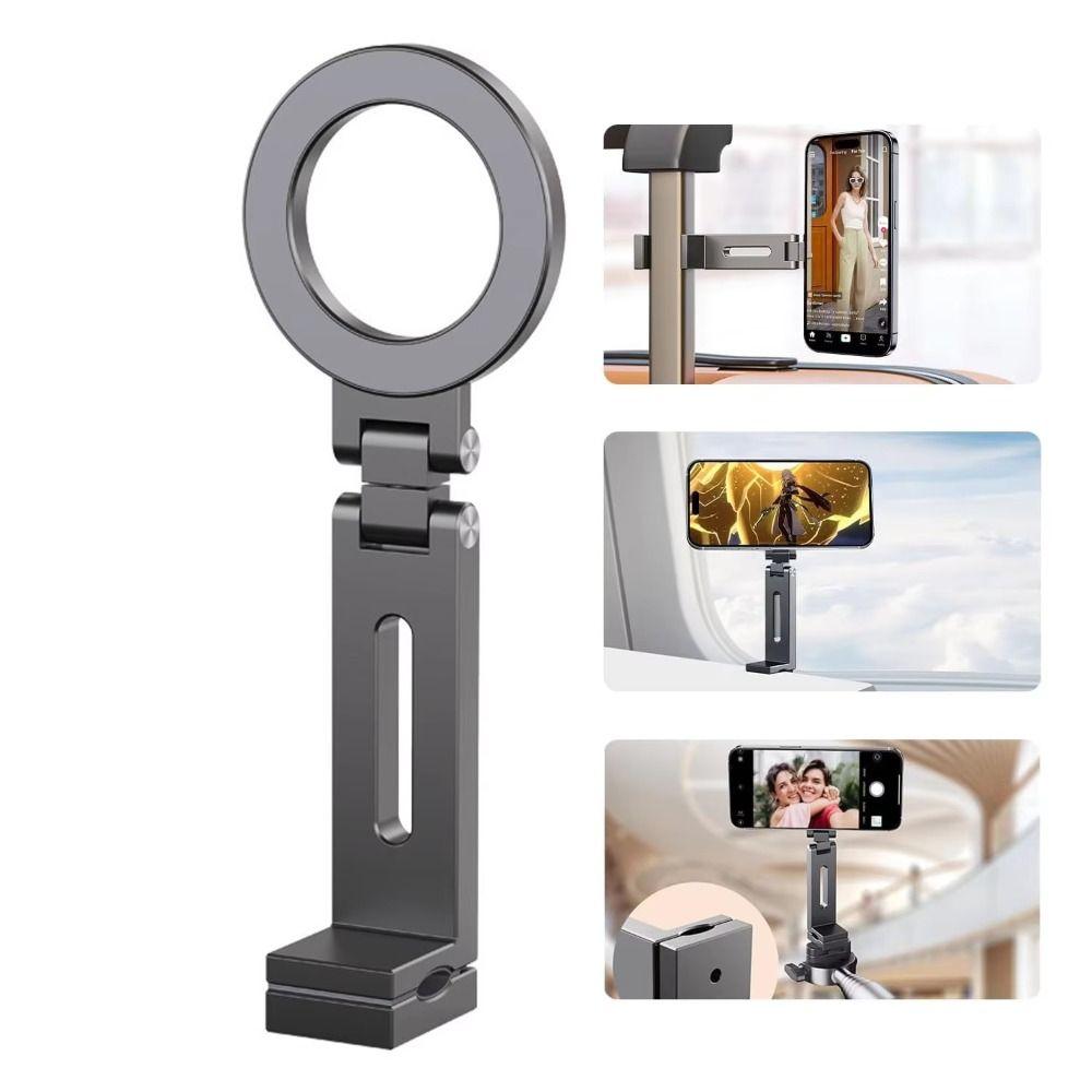 Adjustable Gripping Phone Holders 360° Rotation Hook Mount Stands New Magnetic Phone Holder