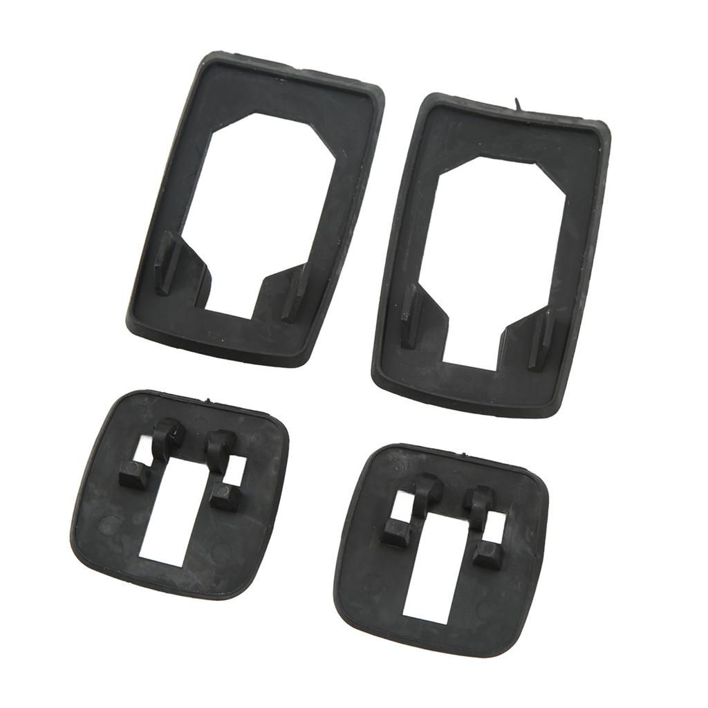 4Pcs Door Handle Seal Set Front Rear Left Right Rubber Black Easy To Install for III 3 Car