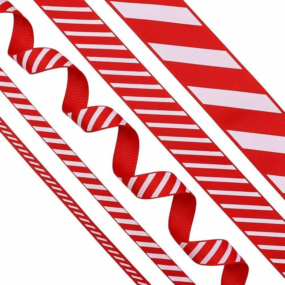 For Home Box packaging Festive DIY Crafts Gift Decoration Wreaths Ribbon Wrapping Christmas Ribbon