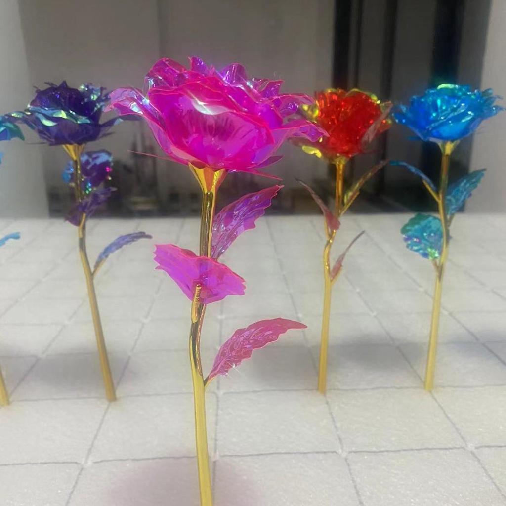 24k Gold Colored Rose for Valentine's, Mother's Day, and More: Perfect Gift for Any Occasion