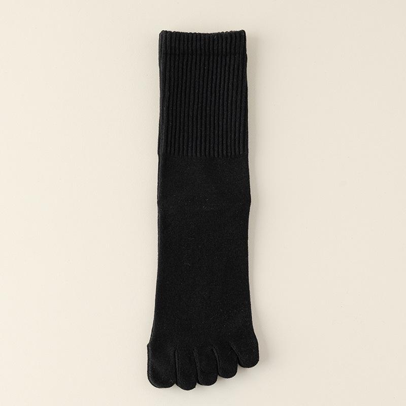 

Жіночі осінньо-зимові дихаючі бавовняні шкарпетки з п ятьма пальцями - поглинаючі піт, стійкі до запаху, антибактеріальні, до середини ікри, шкарпетки для бігу з розділеними пальцями. One Size