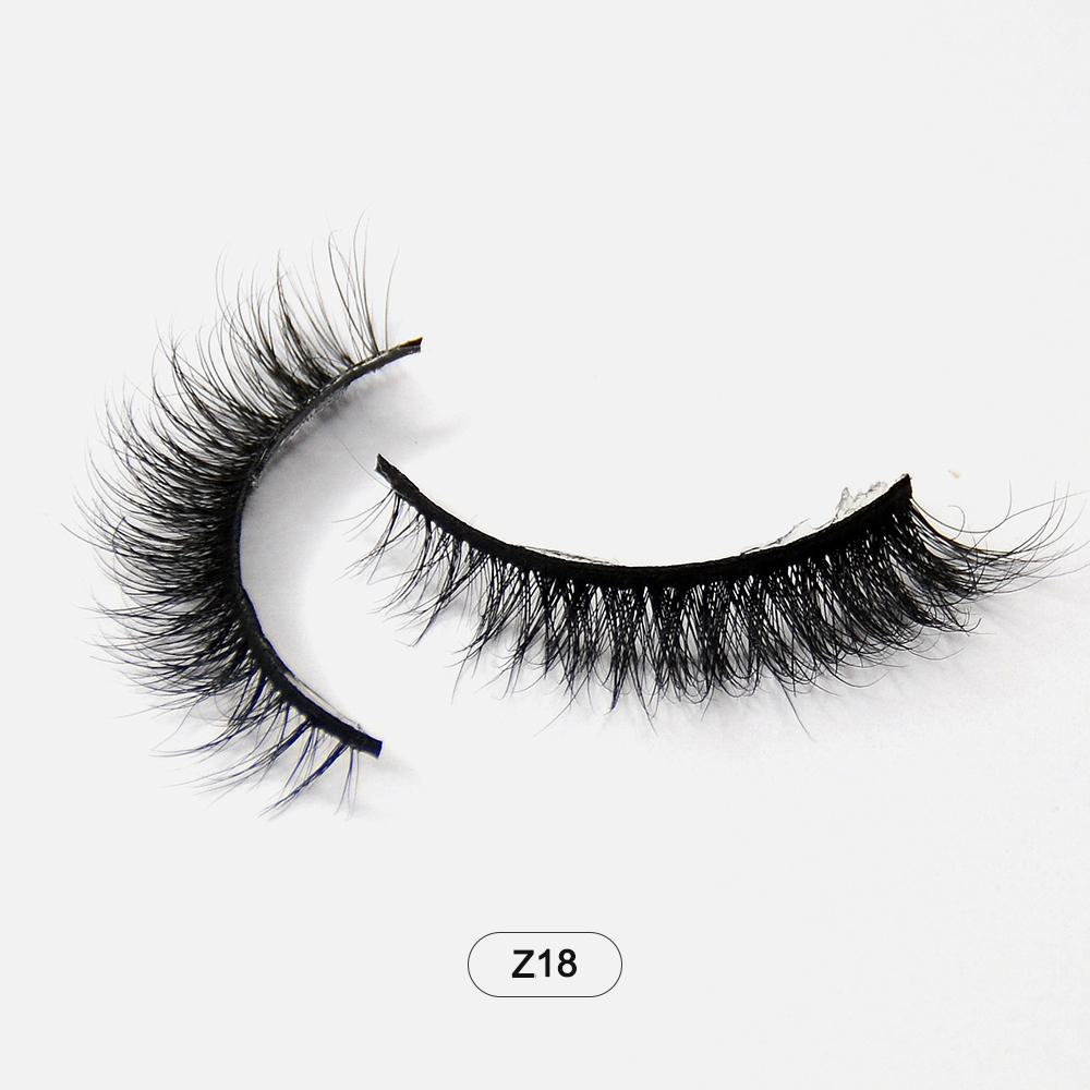 Dropshiping Makeup Mink Lashes Fluffy Soft Full Fake Eyelashes Natural False Eyelashes Wispy Lash Extension