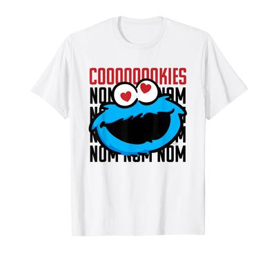 Sesame Street Cookie Monster Coooooookies T-shirt